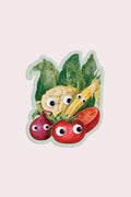 Googly Veg Vinyl Sticker