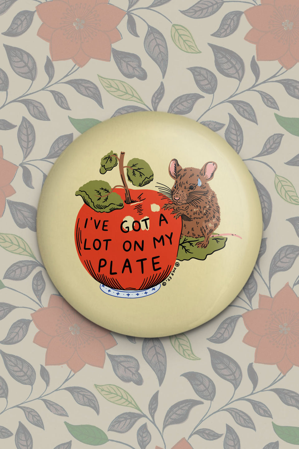 Aimant 'A Lot on my Plate'