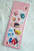 Feuille D'Autocollants 'Clay Cuties'