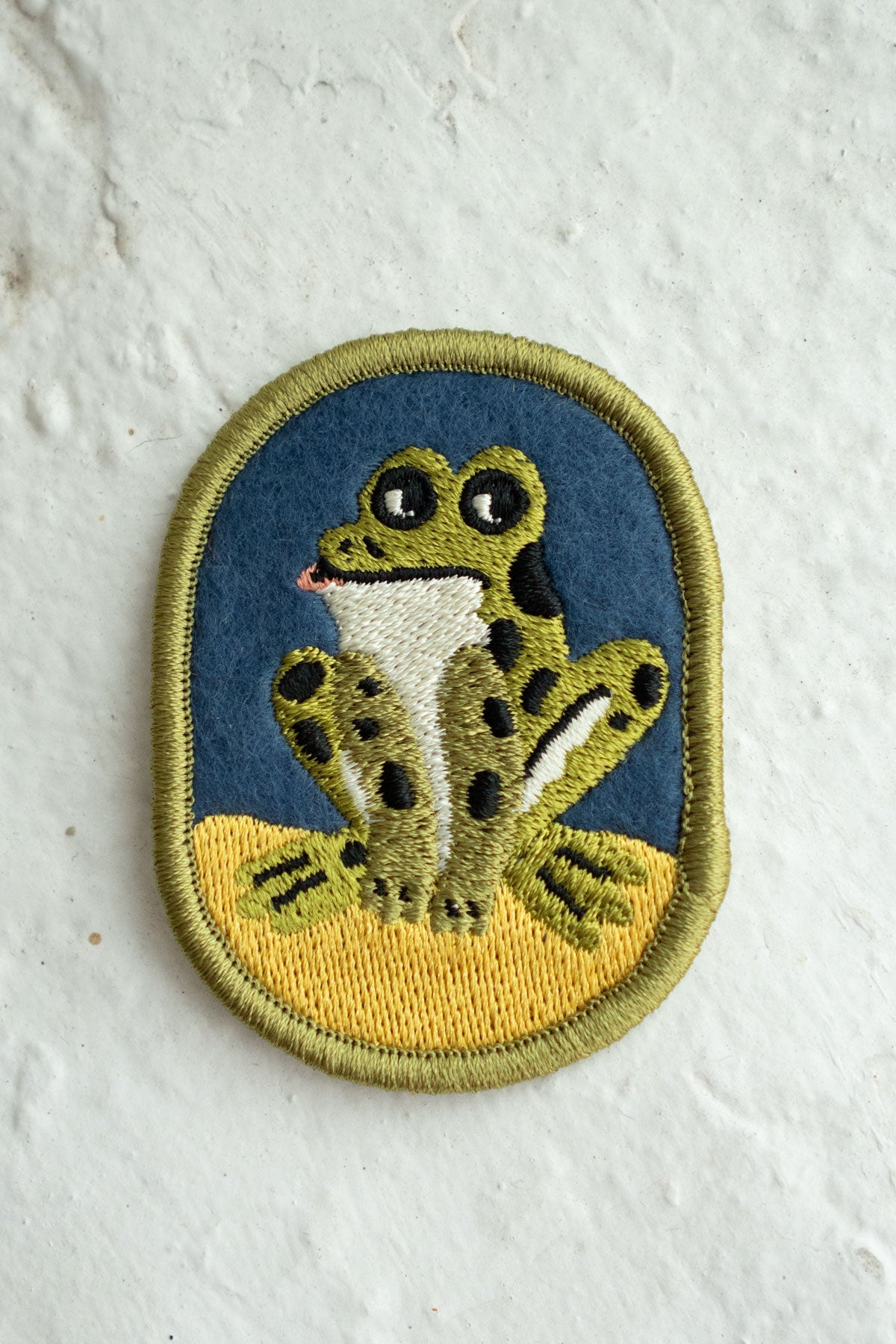 Dopey Frog - Felt Sticky Patch