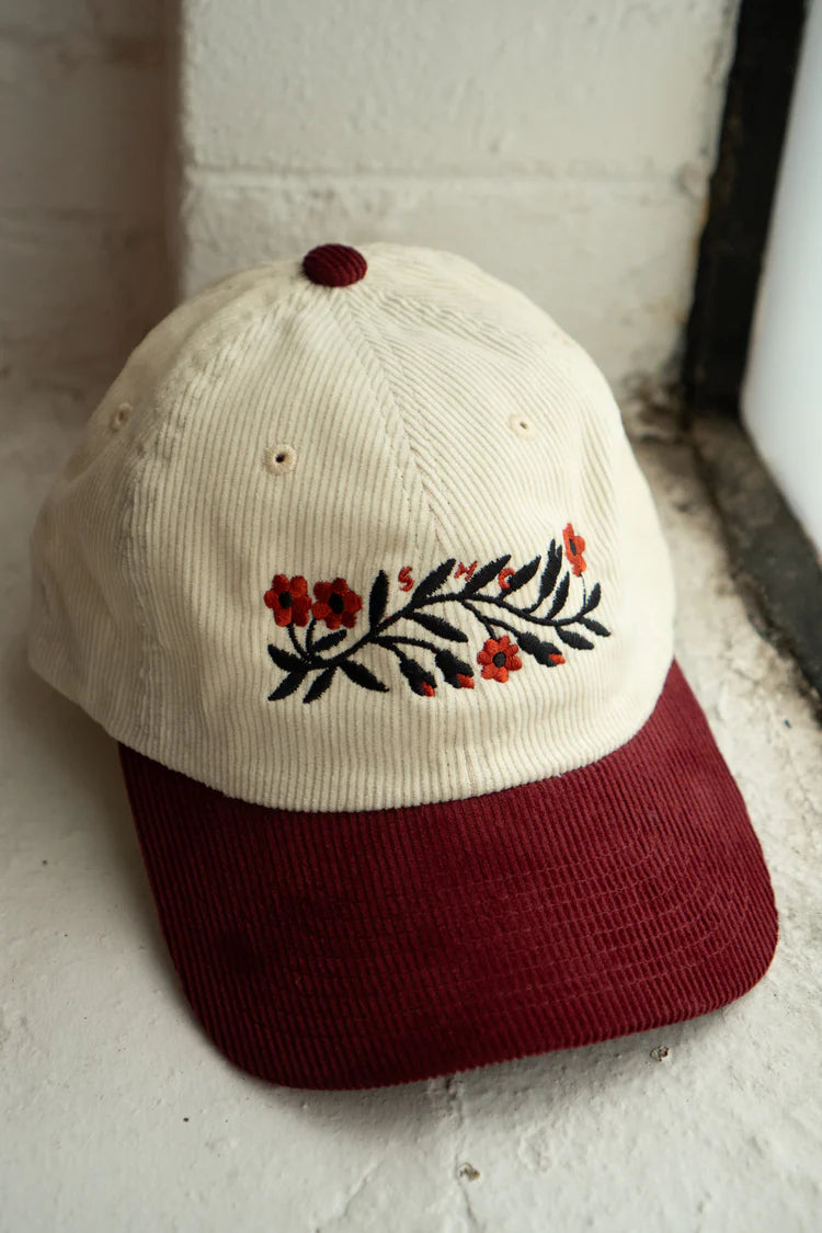 Casquette en Velours Côtelé 'Garland' | Prune