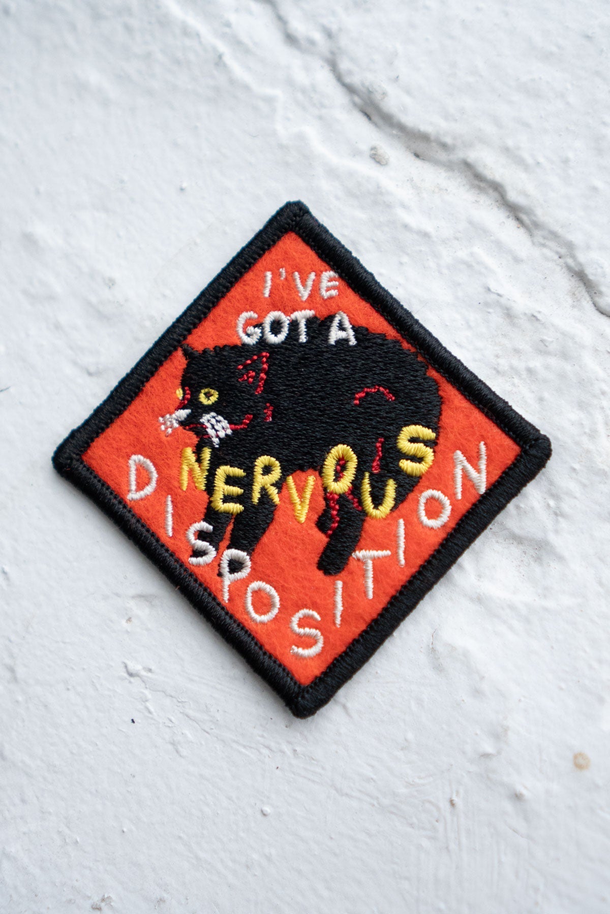 Nervous Disposition - Felt Sticky Patch
