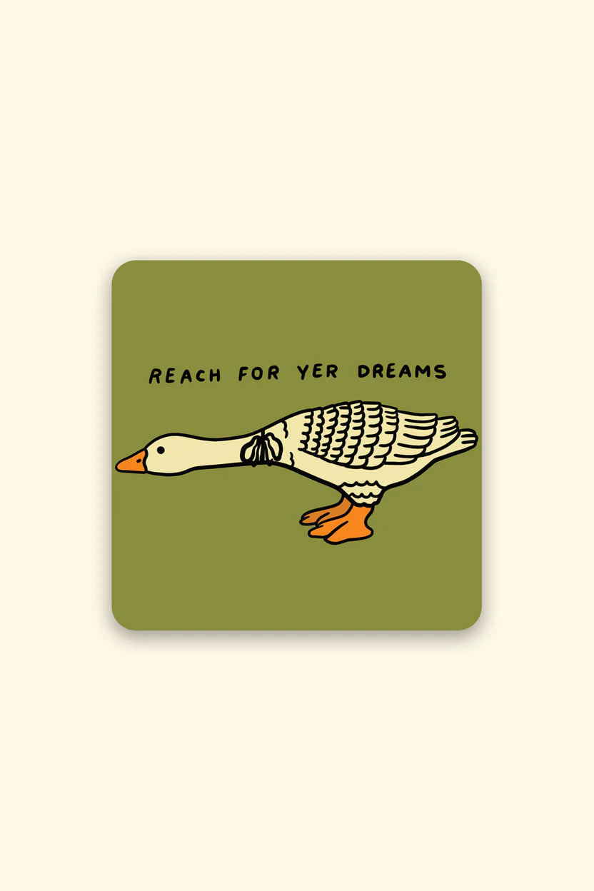Reach For Yer Dreams Vinyl Sticker