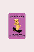 Warmest Wishes Vinyl Sticker