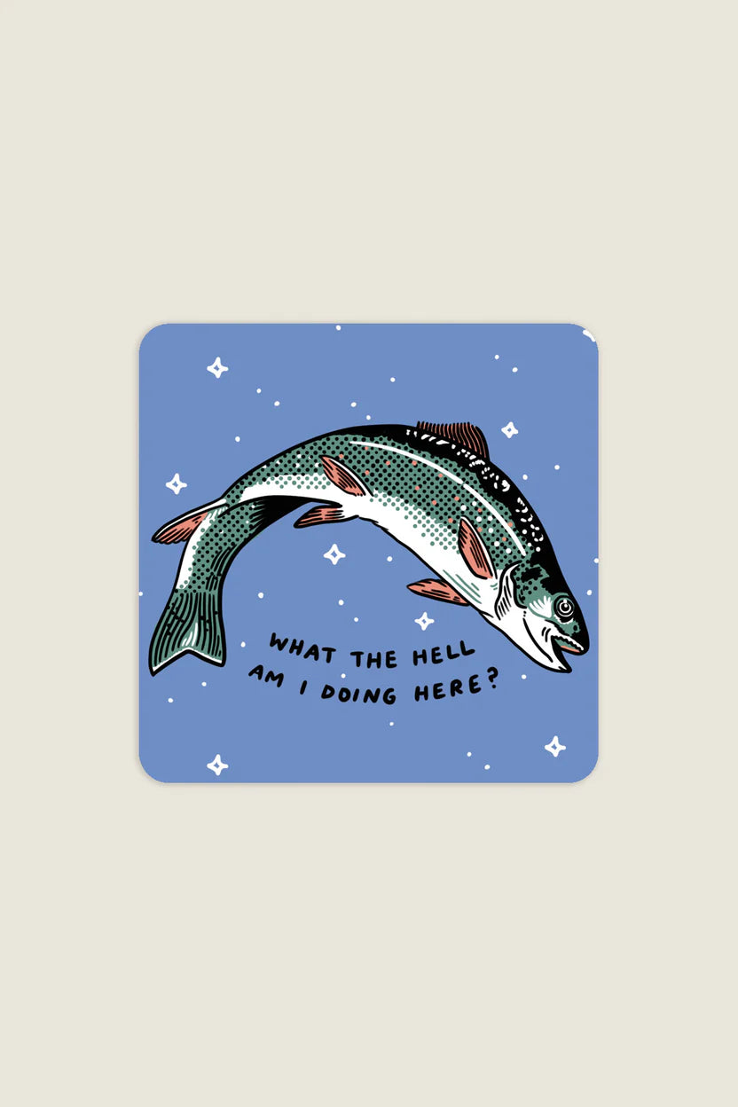 What The Hell Vinyl Sticker