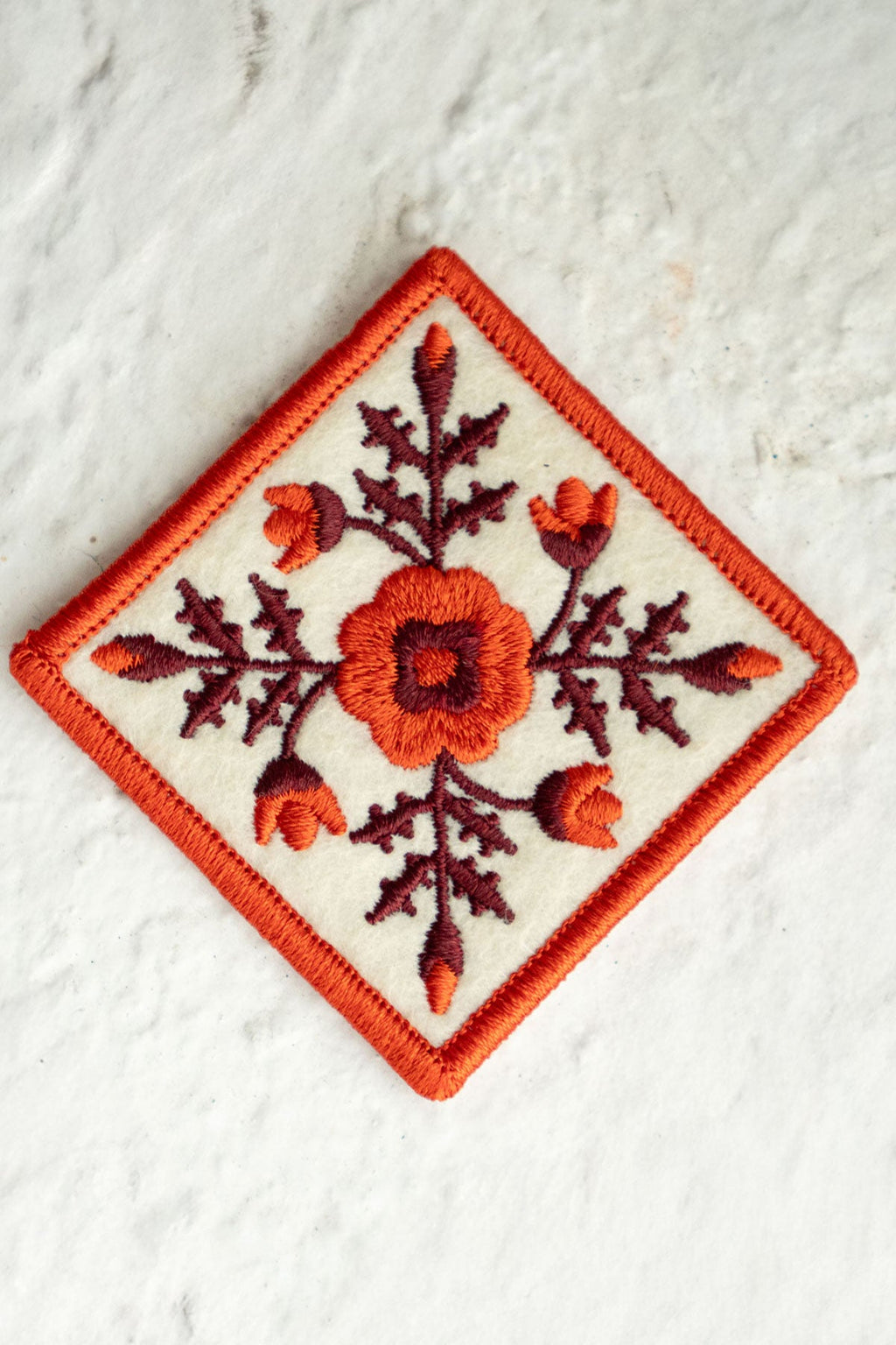 Whig Rose - Felt Sticky Patch