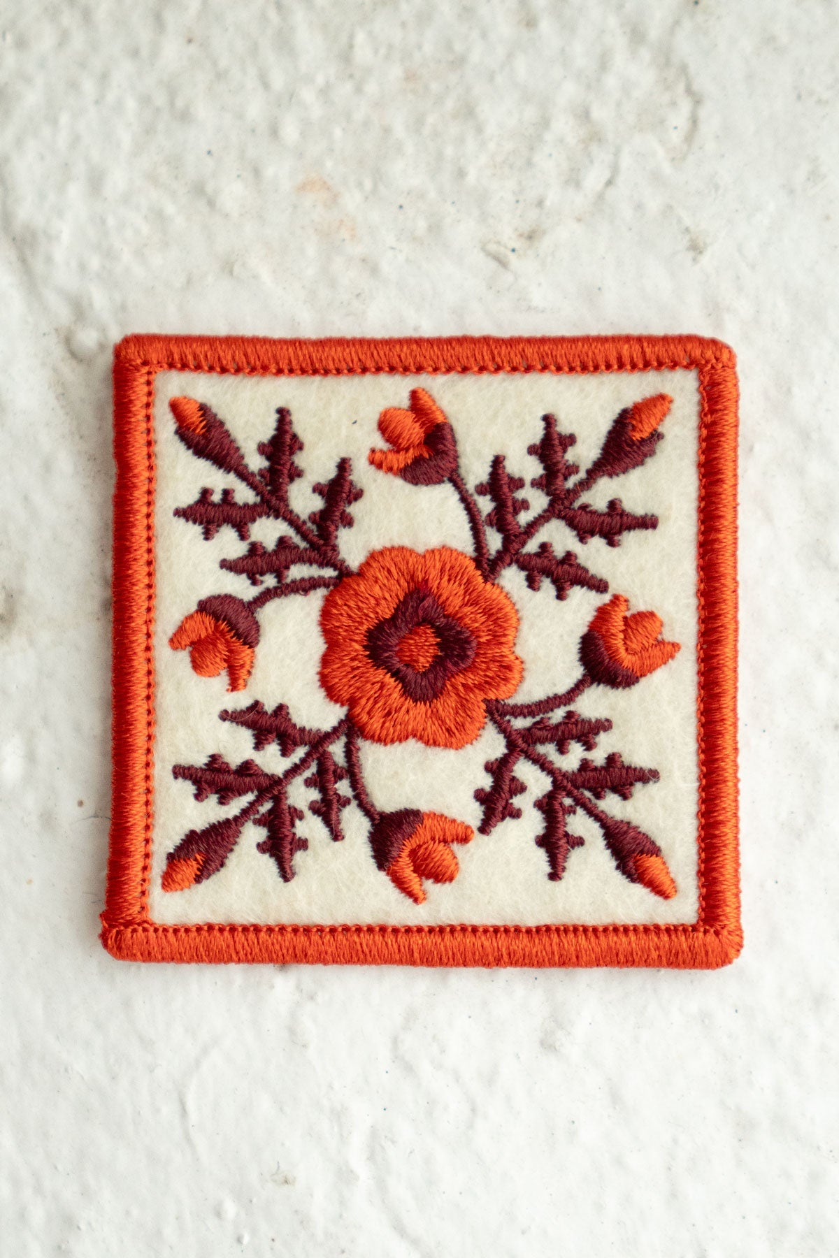 Whig Rose - Felt Sticky Patch